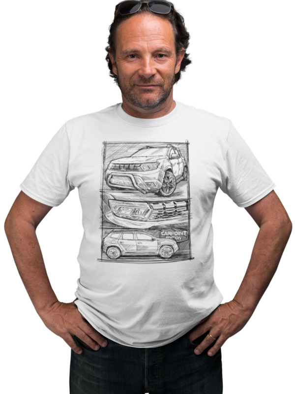 Herren T-Shirt Gildan Dacia Duster Carpoint Edition trible picture