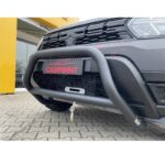 Stahl Unterfahrschutz für Motor mit Alu Riffelblech Schutz für Stoßstange Dacia Duster II Baujahr 2018-2023